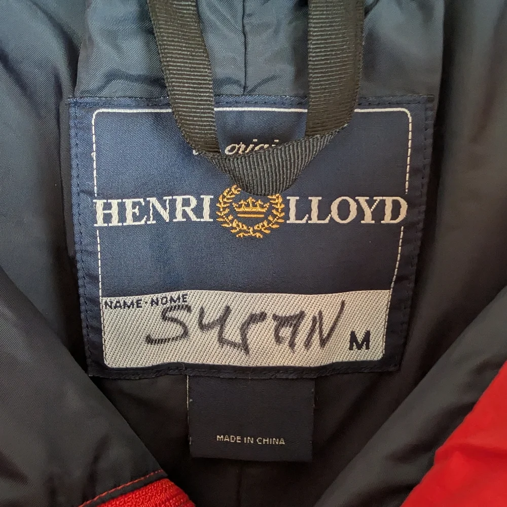 Henri Lloyd Red Nylon Sailing Trousers